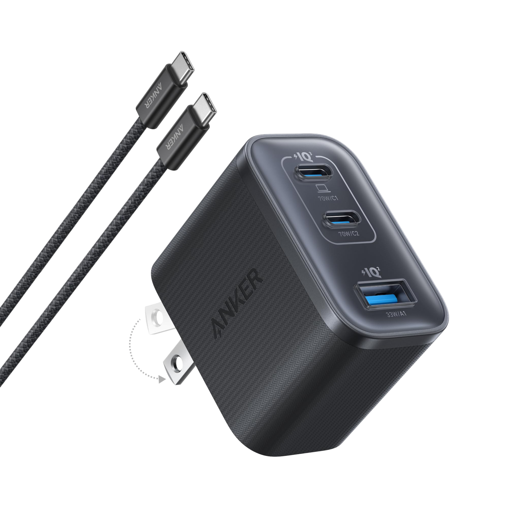 Anker Nano Charger (70W, 3 Ports) - Image 7
