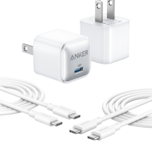 Anker 511 Charger (Nano Pro) with 6 ft USB-C Cable(2-Pack)