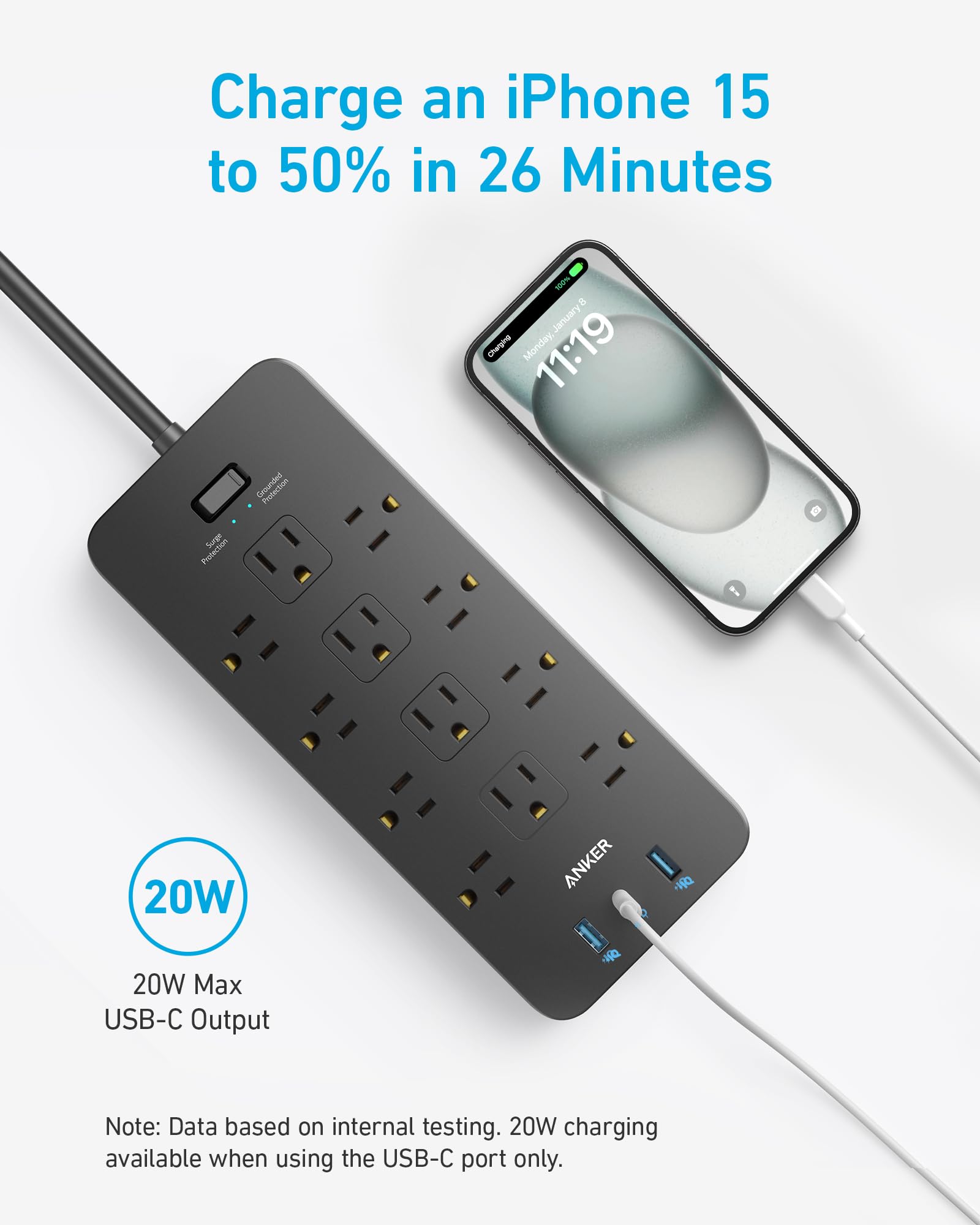 Anker 351 Power Strip - Image 7