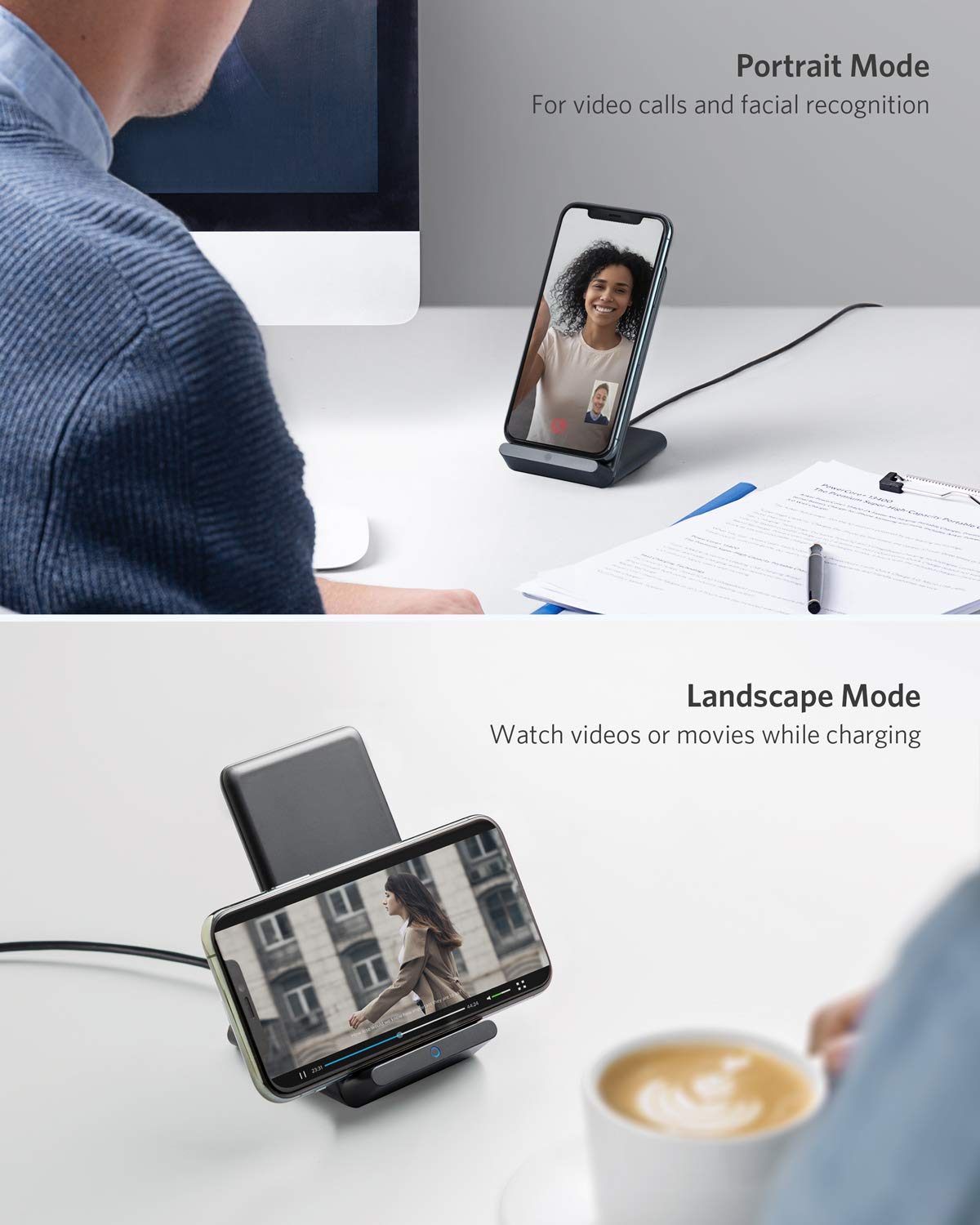 Anker 313 Wireless Charger (Stand) - Image 4