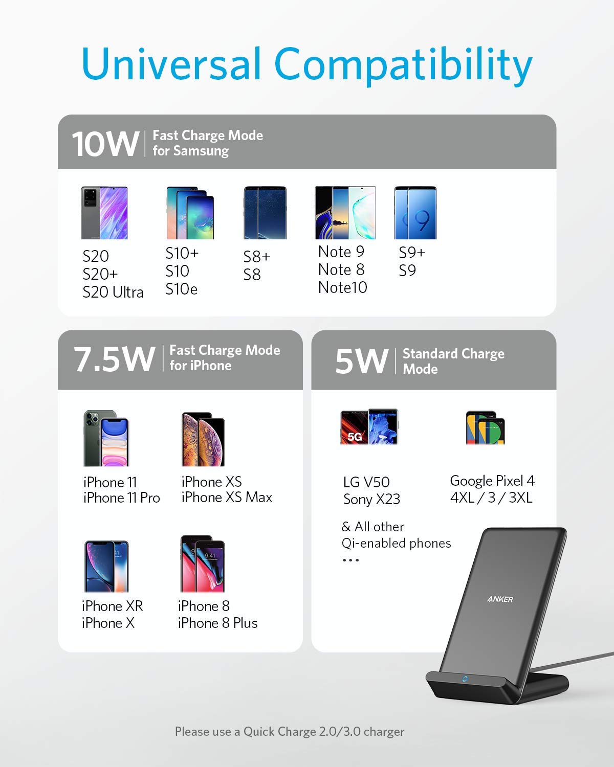 Anker 313 Wireless Charger (Stand) - Image 3