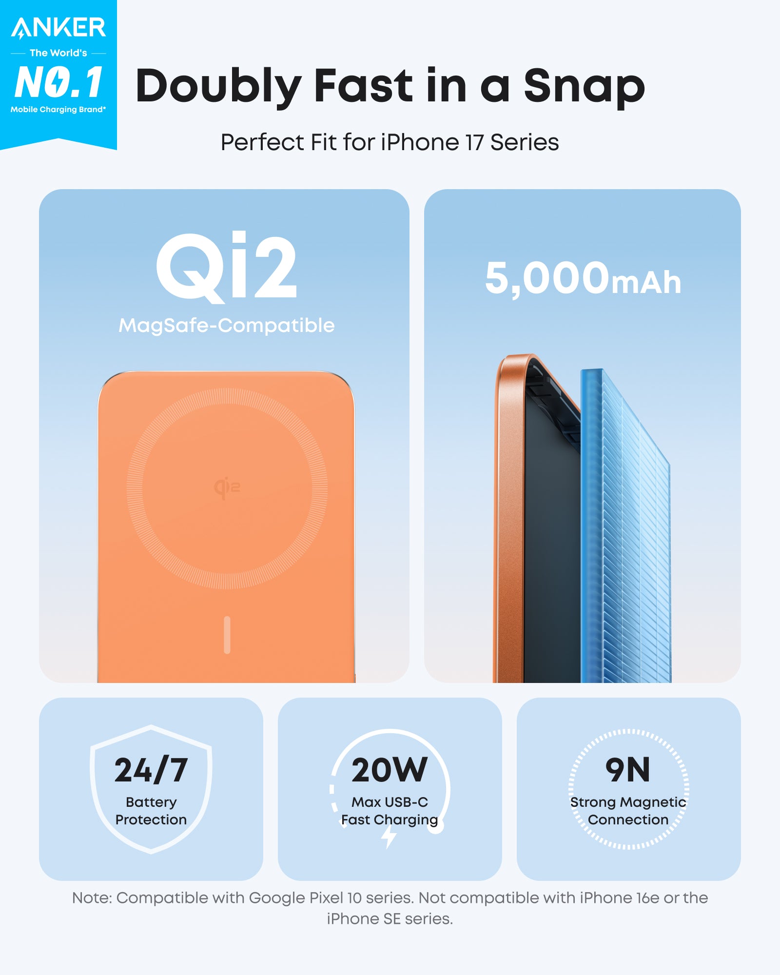 Refurbished Anker Nano Power Bank (5K, MagGo, Slim) - Image 32