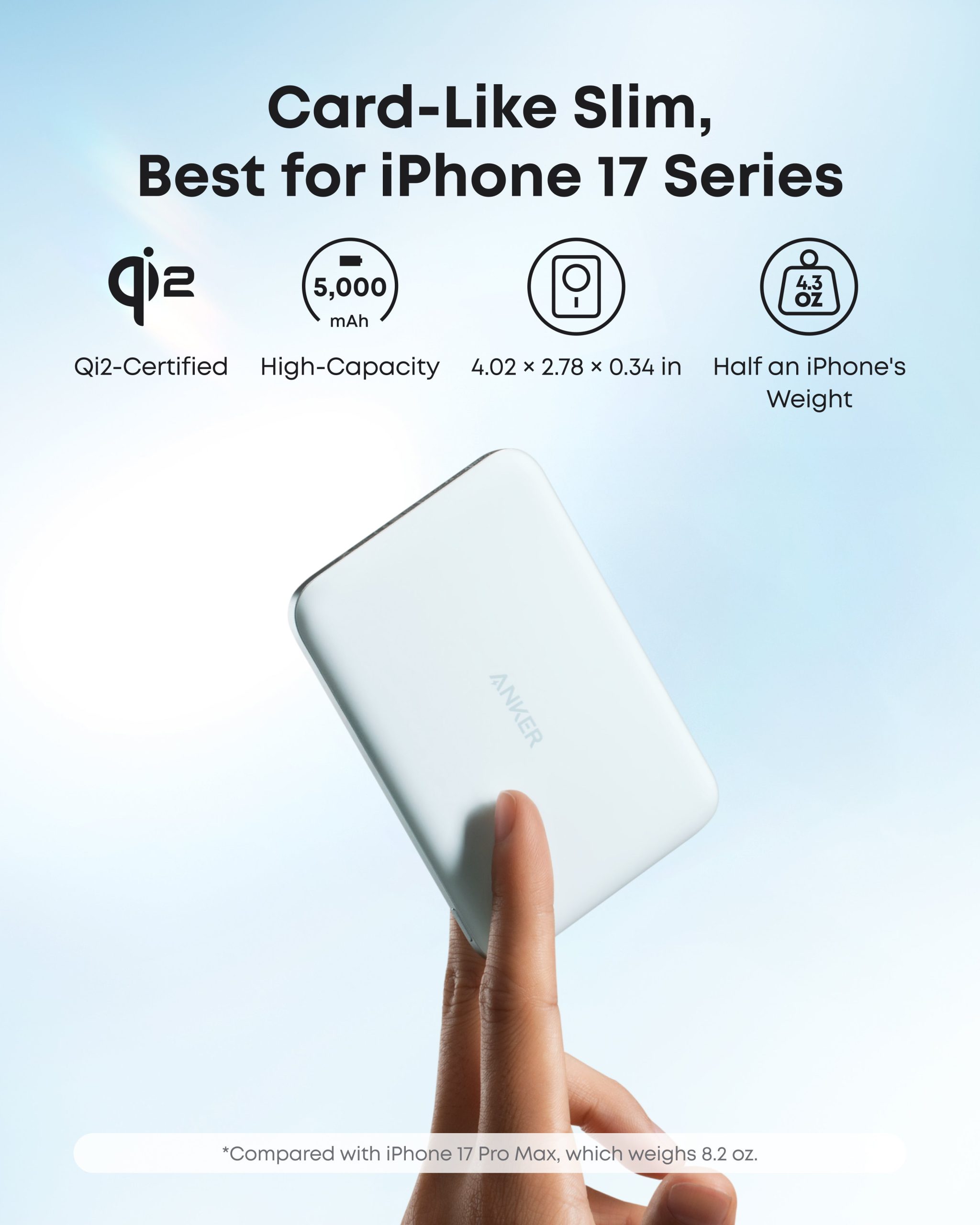 Refurbished Anker Nano Power Bank (5K, MagGo, Slim) - Image 15
