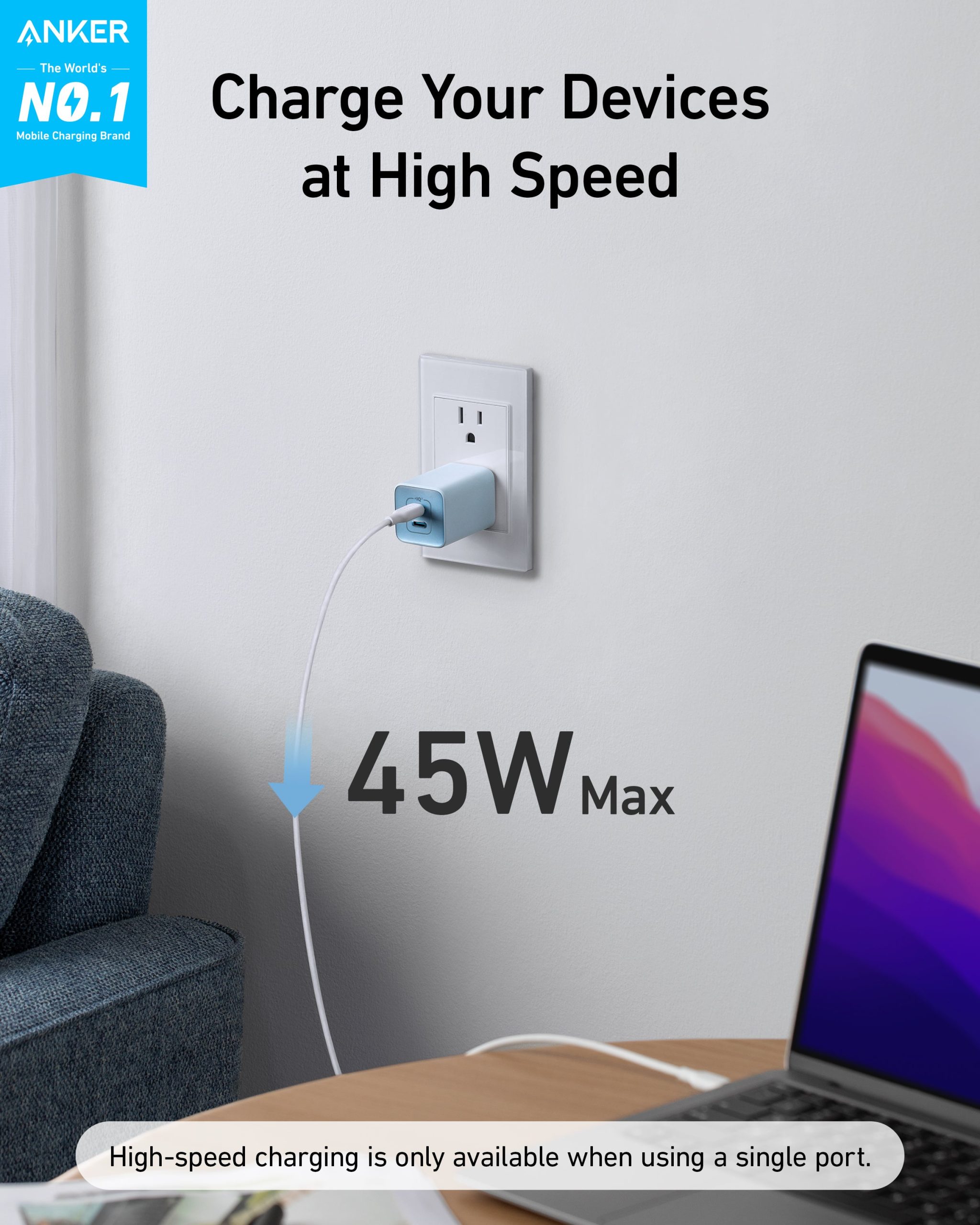 Anker 523 Charger (Nano 3, 47W) - Image 9