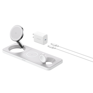 Refurbished Anker MagGo Wireless Charging Station (3-in-1 Pad)