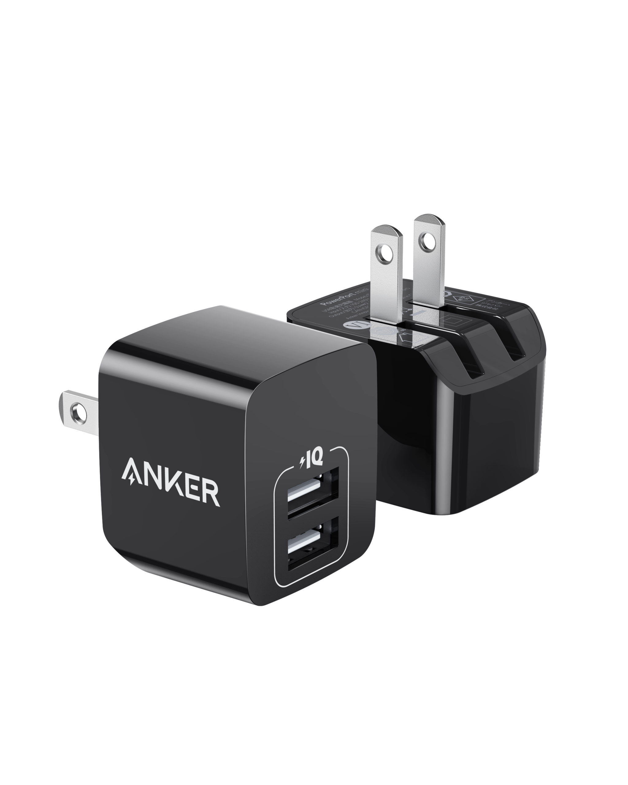 Anker Dual-Port 12W Wall Charger (2-Pack)