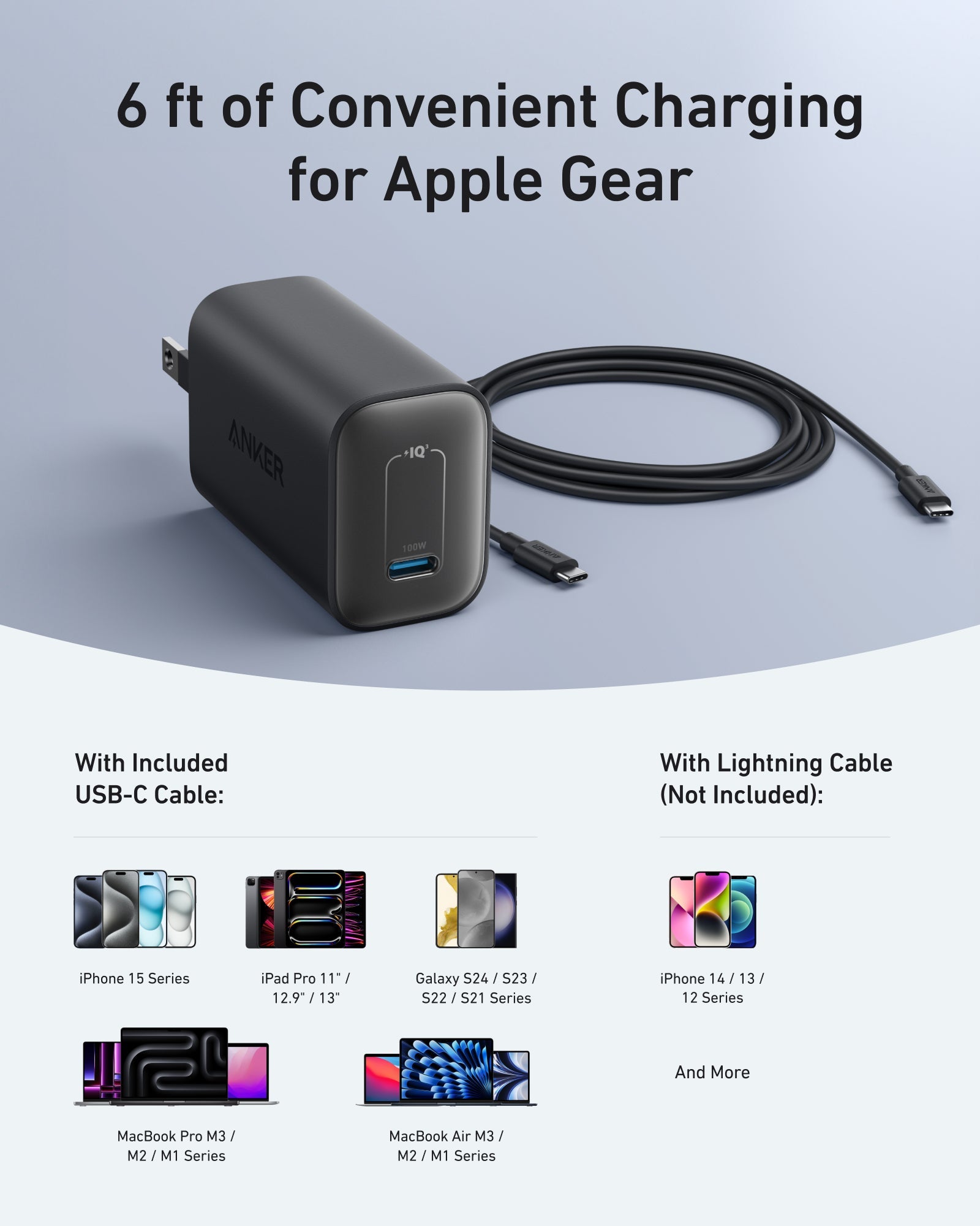 Anker Nano Charger (100W) with USB-C Cable - Image 12