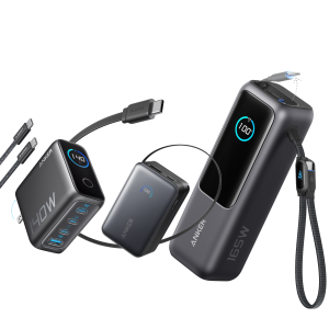 Anker Laptop Power Bank (25K) + Charger (140W, 4-Port) + Nano Power Bank (10K) Bundle