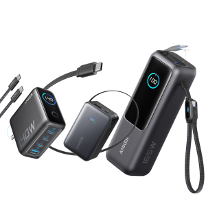 Anker Laptop Power Bank (25K) + Charger (140W, 4-Port) + Nano Power Bank (10K) Bundle