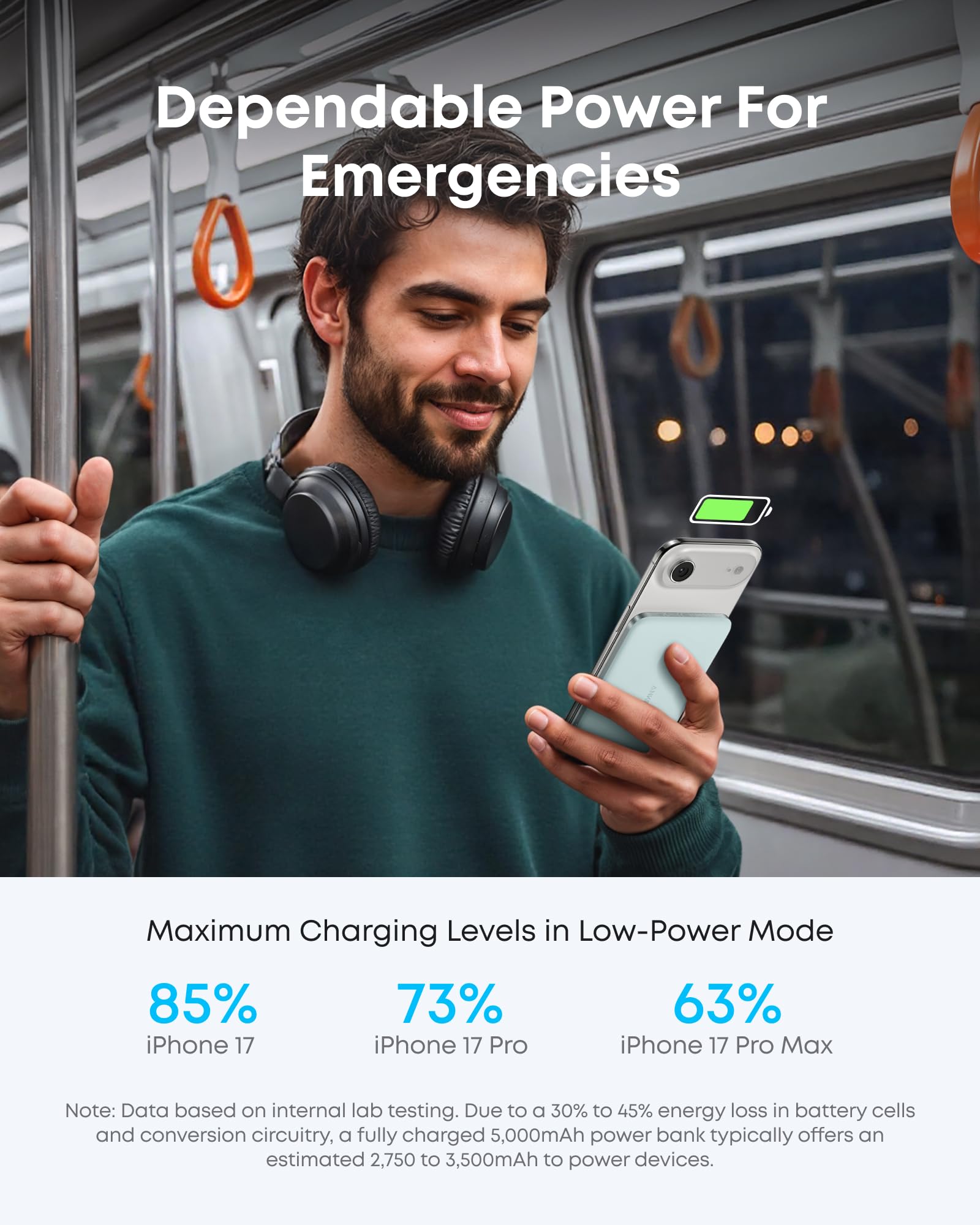 Refurbished Anker Nano Power Bank (5K, MagGo, Slim) - Image 18