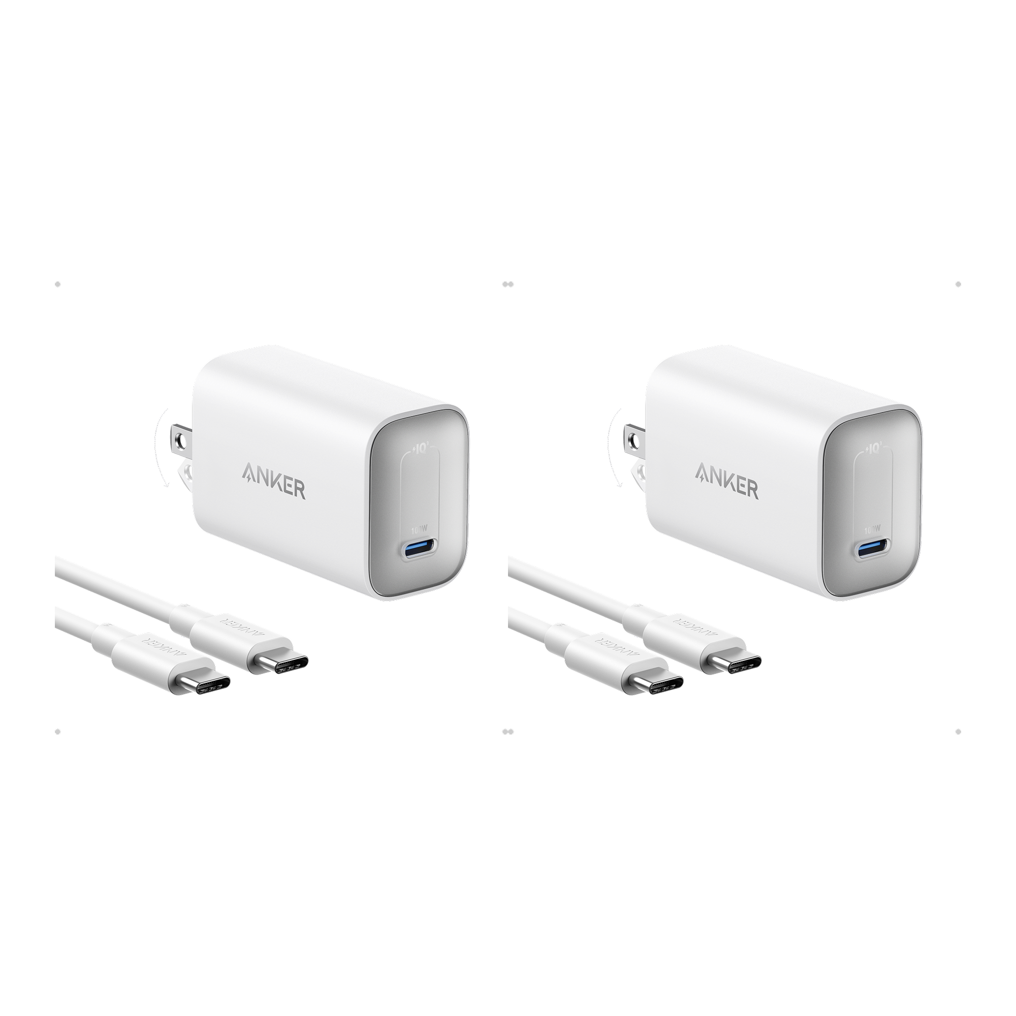 Anker Nano Charger (100W) with USB-C Cable (2-pack) - Image 8