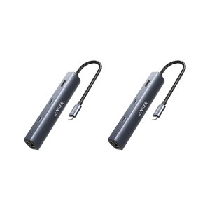 Anker 543 USB-C Hub (6-in-1, Slim), 2-pack