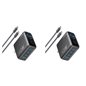 Anker Charger (140W, 4-Port, PD 3.1) with USB-C Cable (2-Pack)